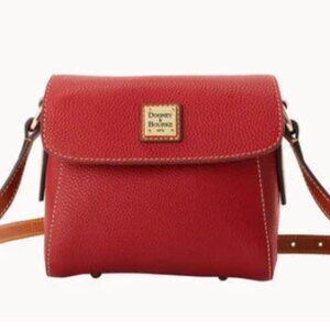 Dooney and Bourke Pebble Grain Mini Eliza Crossbody Red NWT
